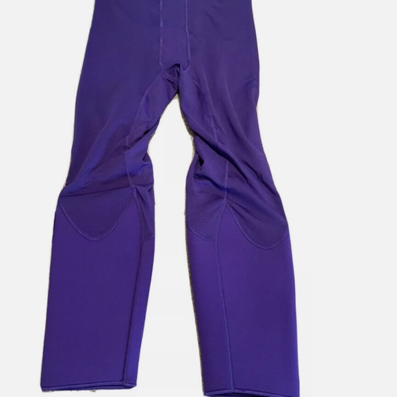 Nike NBA Pro Hyperstrong Padded 3/4 Tights Men’s Pants Lakers Purple - Picture 3 of 4